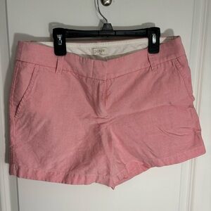 J Crew Pink Shorts - size 6